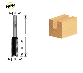 BROCA RECTA UN FILO 1/16 X 3/16" X 1/4""