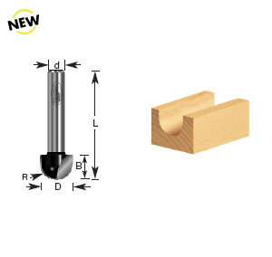 BROCA MEDIA CA?A 3/8 X 3/16" R X 1/4" X 1/2""
