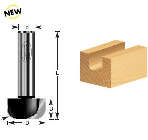 BROCA MEDIA CA?A 3/4 X 1/4" R X 5/8" X 1/2""