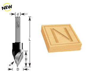 BROCA CARBURO P/ROTULAR 60? 9/16 X 7/16" X 1/4""