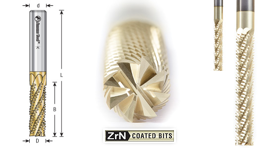 BROCA CARB. SOL. P/HONEYCOMB 3/8 X 2 X 3/8 ZRN - Image 3