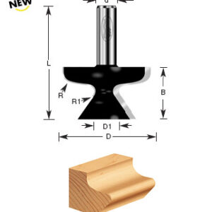 BROCA P/AGARRE DE PUERTA 3/4 X 1/2",