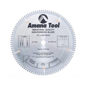 DISCO 10 CON 100 DIENTES TCG 5/8" PARA ALUMINIO"