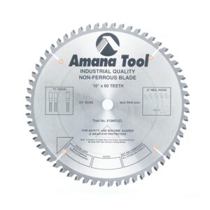 DISCO 10 CON 60 DIENTES TCG 5/8" PARA ALUMINIO"