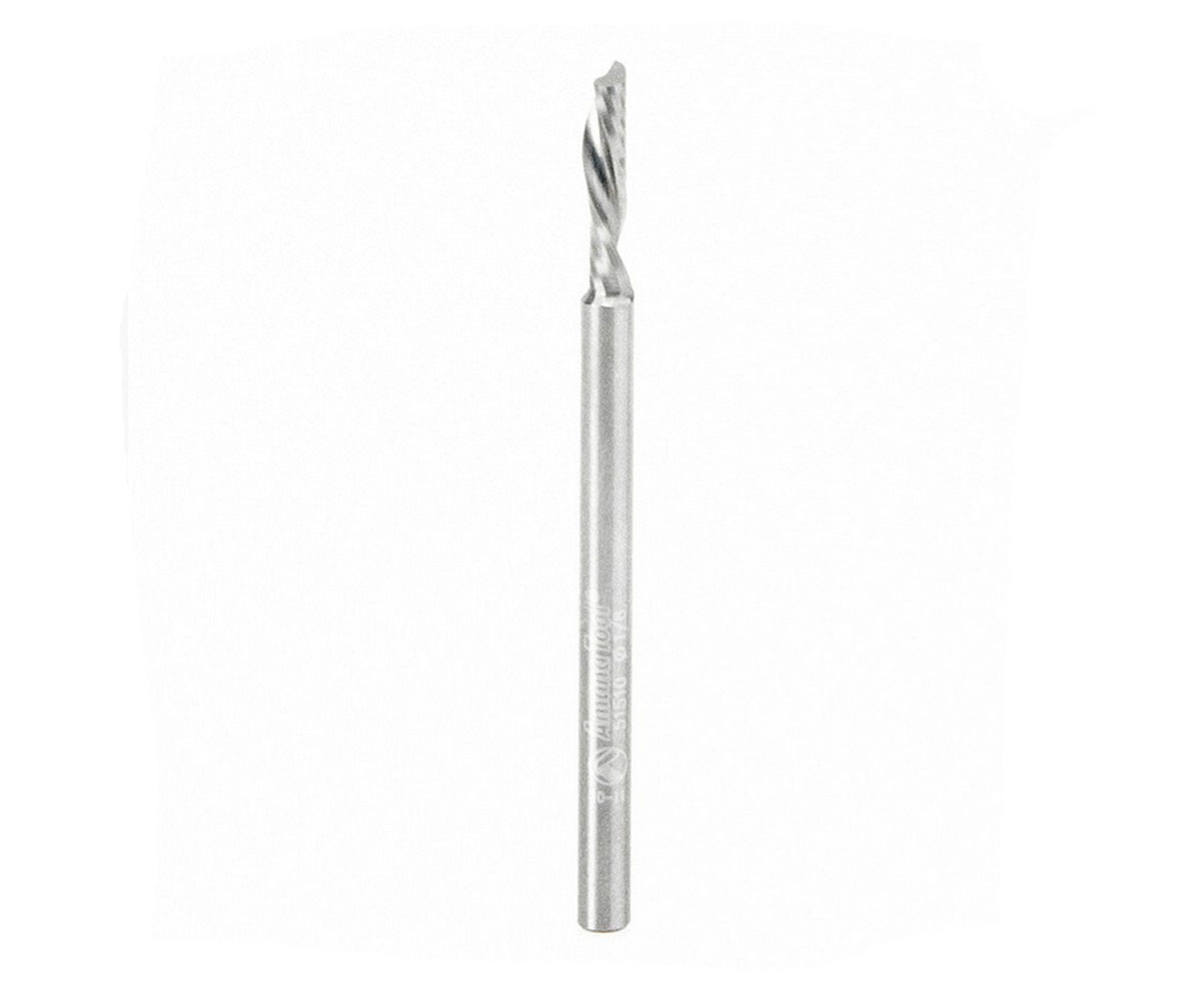 BROCA CNC ESPIRAL PLASTICO DOWN 1/8 x 1/8 x 1/2"