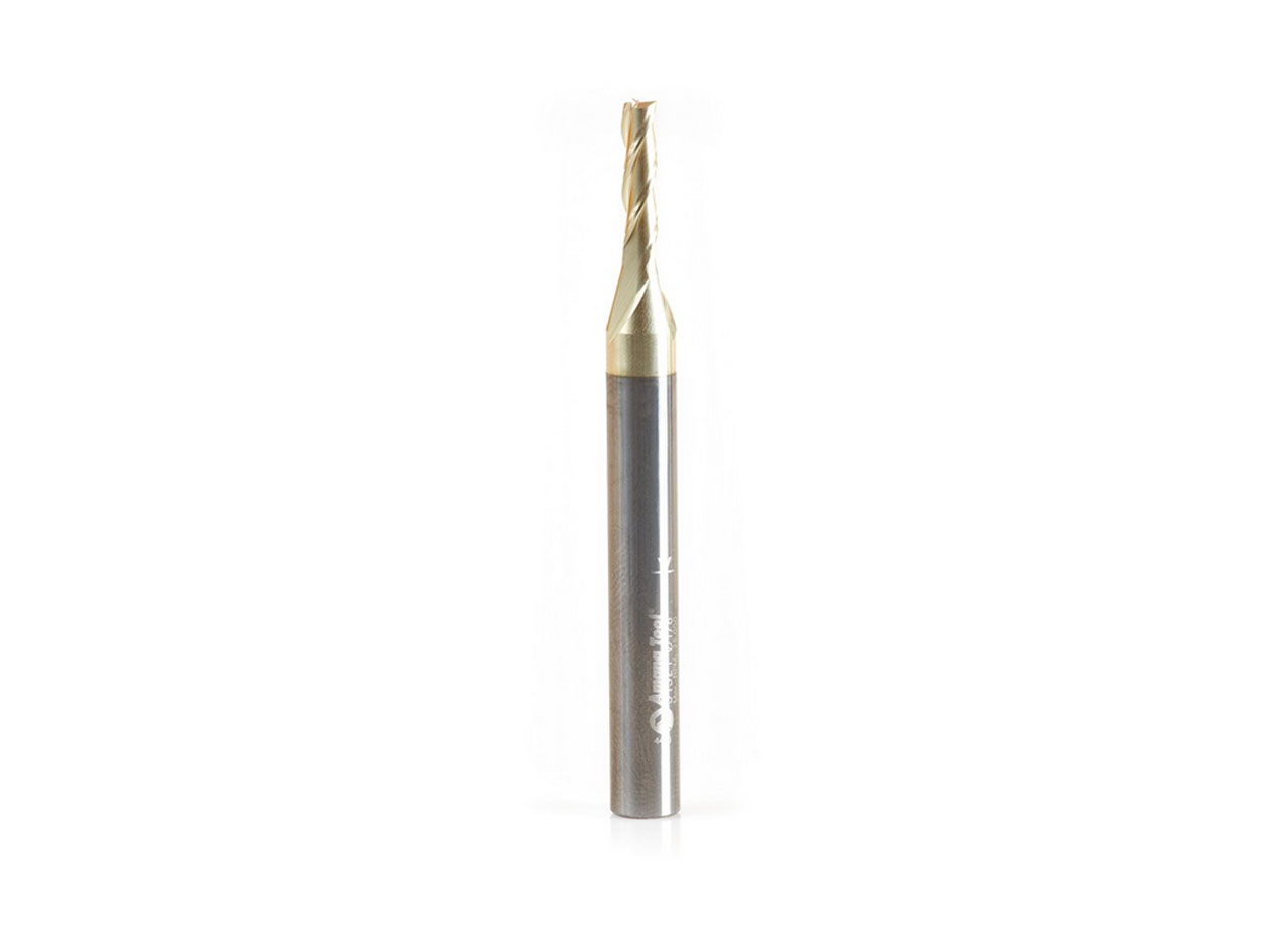 BROCA CNC ESPIRAL ZRN UP FIBRA VIDRIO 1/4 X 1/4 X 3/4" - Image 2