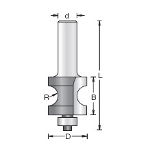 BROCA BULLNOSE CON BALERO 5/8 X 1/4 X 1/2