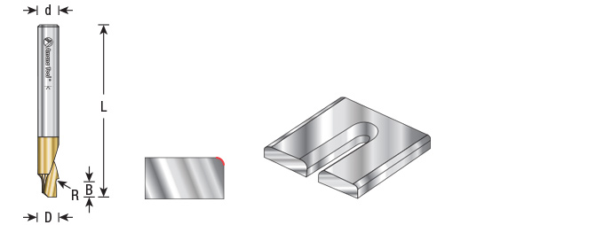 BROCA CNC ALUMINIO ZRN 3/16 X 3/32 X 3/64 UP - Image 2