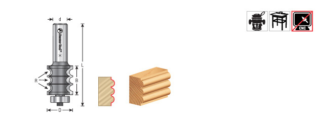 BROCA PARA FORMAS 7/8 X 1/4 X 1 - Image 2