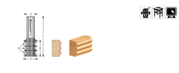 BROCA PARA FORMAS 7/8 X 1/2 X 1 - Image 2