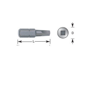 PUNTA CUADRADA #1 X 1 PK. 5 PZ"