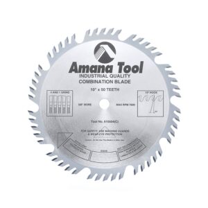 DISCO 10 CON 50 DIENTES 5/8" CRESTA DE GALLO PARA MADERA"