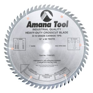 DISCO 12 CON 60 DIENTES TCG 1" PARA MADERA DURA"