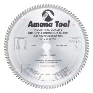 DISCO 12 CON 96 DIENTES ATB 1" PARA MADERA DURA"