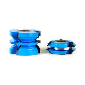 FRESA DE CARBURO 2 PZAS PARA ESTILO Y CARRIL 2-5/8 X 1/2""