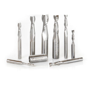 JUEGO DE 8 BROCAS CNC UP-CUT AMS-121