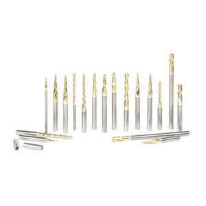 JGO. 18 BROCAS GRABADO 2 Y 3D CNC 1/8 & 1/4