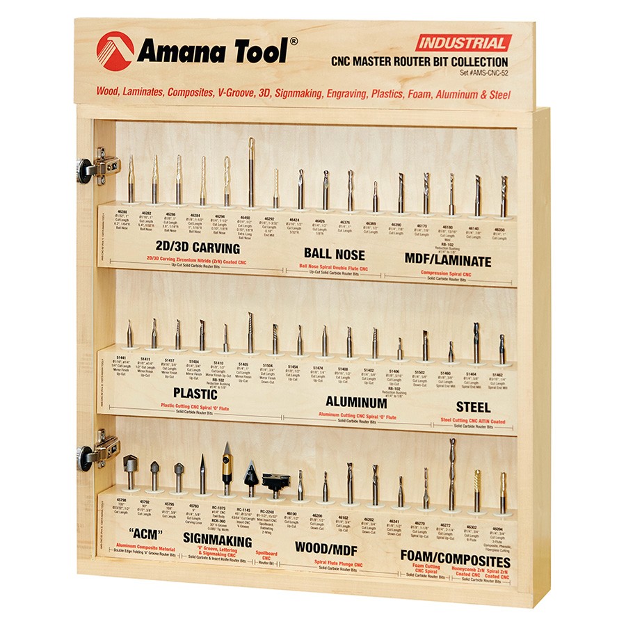 JUEGO DE 52 BROCAS PARA CNC