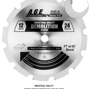 DISCO 12 CON 24 DIENTES -15? 1" DEMOLICION"