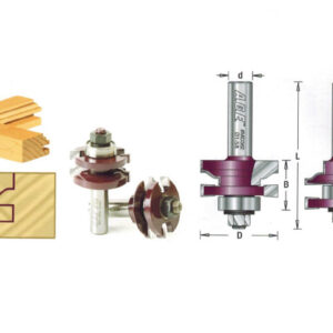KIT 2 ZAS. BROCAS P/PUERTAS GABINETE 1-5/8 X 1 X 1/2"