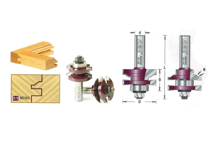 KIT 2 ZAS. BROCAS P/PUERTAS GABINETE 1-5/8 X 1 X 1/2"
