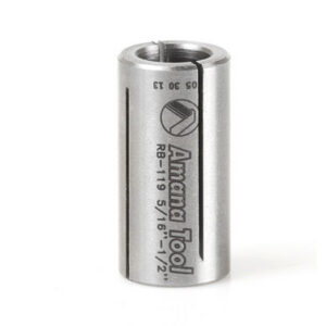 BUJE REDUCTOR PARA ROUTER DE 1/2 A 5/16