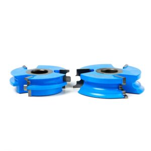 KIT 2 PZAS FRESA P/PISO C/RANURA U?A 3-1/4 X 7/8 X 1/2 Y 3/4