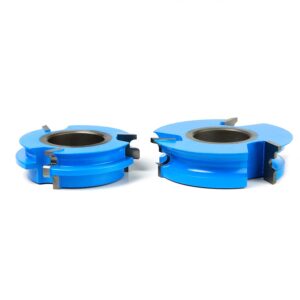 KIT 2 PZAS FRESA P/PISO C/RANURA U?A 3-1/4 X 7/8 X 1 Y 1-1/4