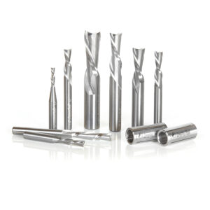 JUEGO DE 8 BROCAS CNC DOWN-CUT AMS-123