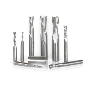 JUEGO DE 8 BROCAS CNC ESPIRAL UP & DOWN-CUT