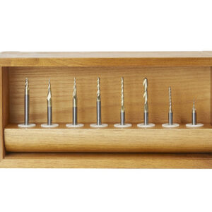 JGO.BROCAS CONICA CNC 2 Y 3D. 8 PZAS.