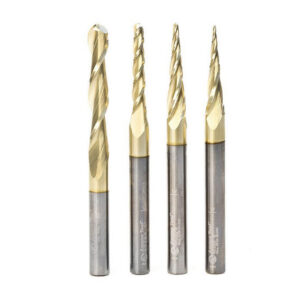 JGO.BROCAS CONICAS CNC 2 Y 3D. 4 PZAS