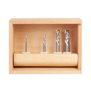 JUEGO DE 4 BROCAS PARA CNC COMPRESION AMS-182