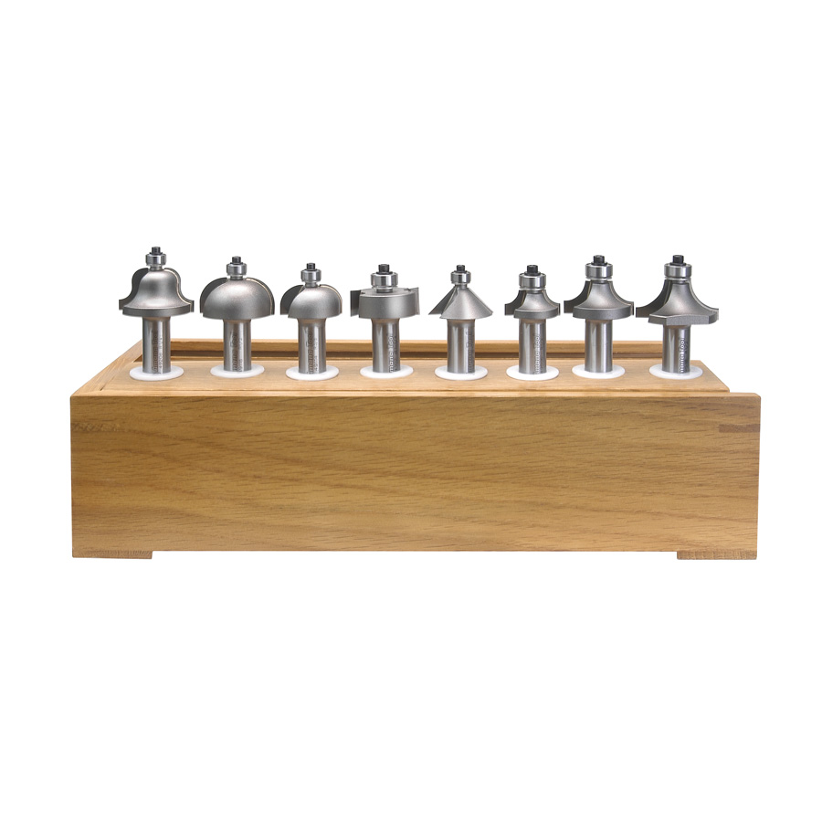 8-PIECE FORM BIT SET 1/2 SHANK