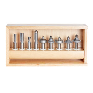 11-PIECE ROUTER SET 1/2 SHANK
