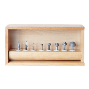 JUEGO DE 8 BROCAS CORE BOX 1/4 AMS-420"