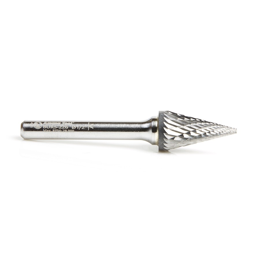 BROCA CARBURO FORMA DE CONO 1/2 X 7/8 X 1/4