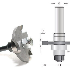 BROCA RANURADORA 5/32 3 ALAS 1-7/8 X 1/4" C/BALERO"