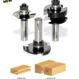 JGO.3 BROCAS RANURADORAS P/PUERTA C/VIDRIO DE 1/2"