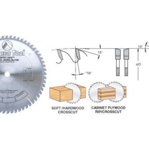 DISCO 450MM CON 72 DIENTES TCG 80MM PARA MADERA